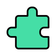 Obraz premium Puzzle Icon