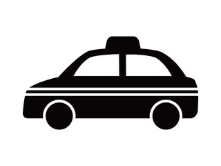タクシー_シルエット