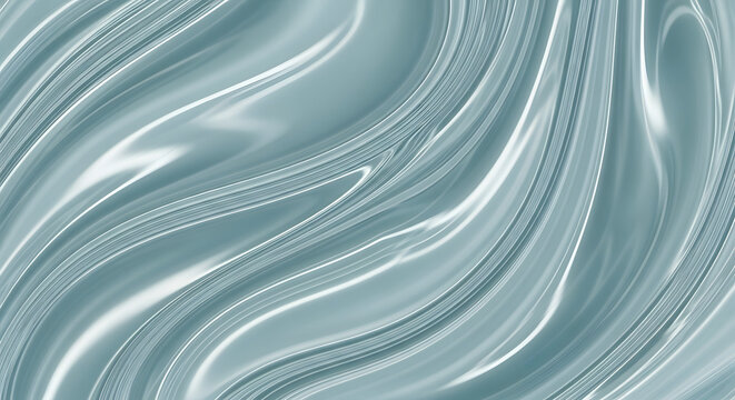 Abstract fluid art with swirling patterns and a cool, calming color palette, resembling marble.