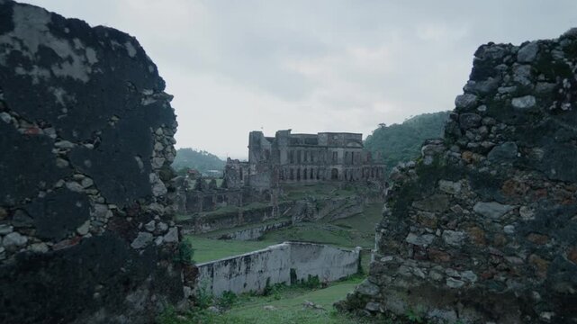 Ruins of Sans-Souci Palace in Milot, Haiti