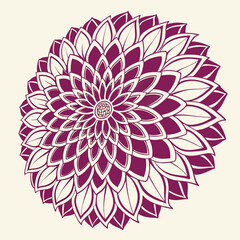 Repetitive Petal Symmetrical Design