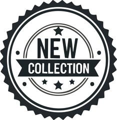 End-of-year promotion silhouette badges “New Coollection”