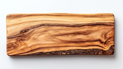 Natural Wooden Cutting Board with Unique Grain Pattern and Texture