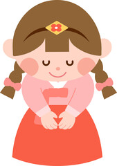 한복입은 어린이