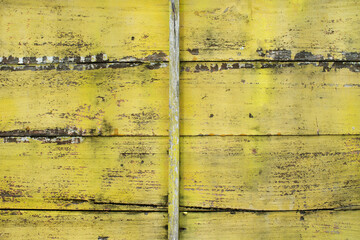 old yellow wood wall texture background