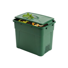 Zero Waste Compost Bin Isolated Object for Eco Concept
