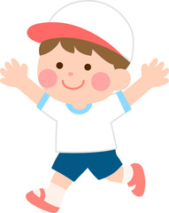 운동하는 어린이