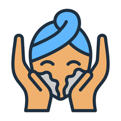 Facial Icon - Lineal Color