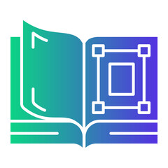 book Gradient icon