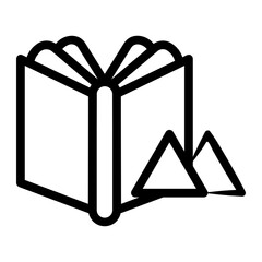 art book Line Icon