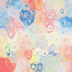 seamless pattern with colorful flowers