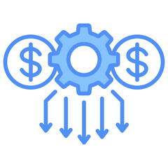 Obraz premium Resource Allocation Icon