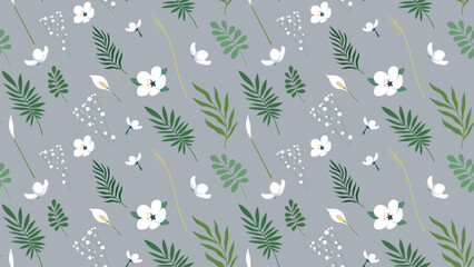 colorful leaf combination pattern vector