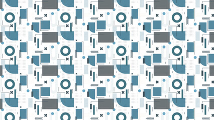 simple geometric vector pattern