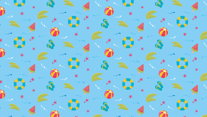 holiday beach game patterns