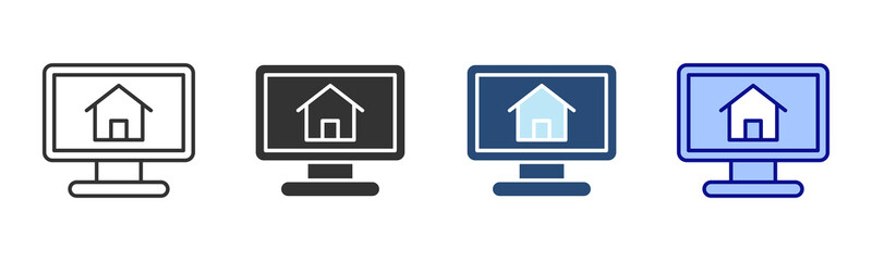 Homework Icon Set. Designed In Multi Style