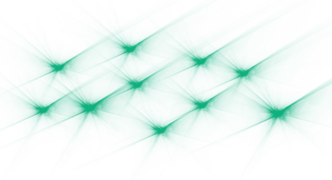 abstract blue background with green lines