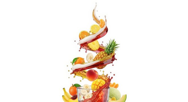 Refreshing Fruit Splash with Juicy Blend