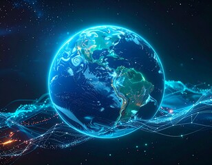 Holographic Earth with Data Streams