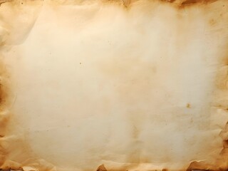 Vintage Aged Parchment Paper Background with Warm Beige Texture