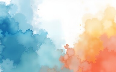 Abstract Background Watercolor Paint Liquid Fluid Texture For Graphic Design. Generative AI. High quality