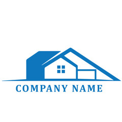 An illustration of a real estate logo with a house or building icon perfect for a property business or architecture design