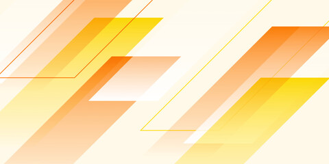 Abstract yellow and orange geometric background with modern diagonal lines. Suit for banner, web, brochure, pamflet and presentation