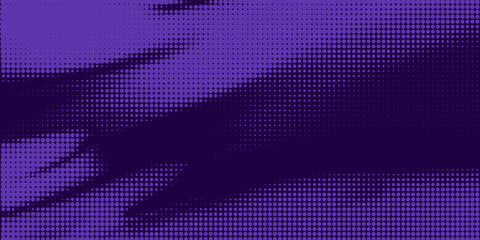 Halftone Dots pattern. motion speed line Halftone on Dark Background Minimalist Retro comic gradient grunge texture background. Eps10 © Mansur