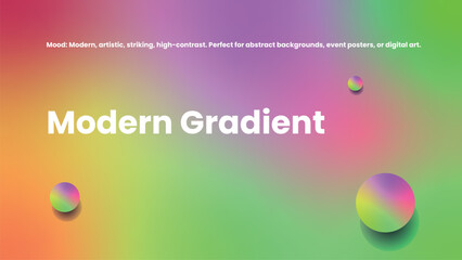 Blurred backgrounds set with modern abstract blurred Modern color gradient patterns on white. Smooth templates collection for brochures, posters, banners, flyers and cards. Vector illustration.