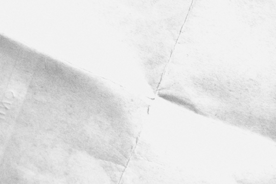 crumpled or folded paper texture with a transparent background