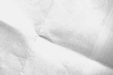 crumpled or folded paper texture with a transparent background