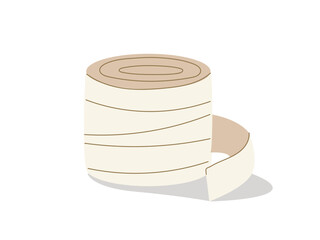 Bandage roll, scotch ribbon roll icon