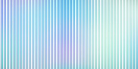 Aesthetic ribbed fractal glass texture. Modern pink, blue and purple gradient pattern. Frosted acrylic surface of door, window, roofs. Wavy striped blurry wallpaper. Vector bg. Vector Illustration