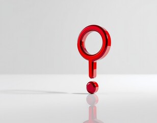 3D illustration of a man and woman couple symbol icon with love and gender concept