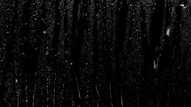 water drops on black background