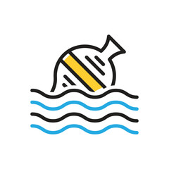 Multi color icon for float