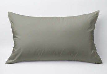 Elegant Gray Pillowcase Mockup On Display Psd