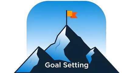 illustration of mountain landscape