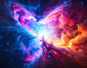 Cosmic Explosion and Formation of New Galaxies in the Deep Universe