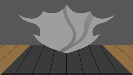 Metallic driftwood floor surface seamless background