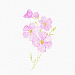 watercolour flower all over with seamless pattern . make for girls,boys, women,baby,etc.