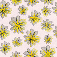 watercolour flower all over with seamless pattern . make for girls,boys, women,baby,etc.
