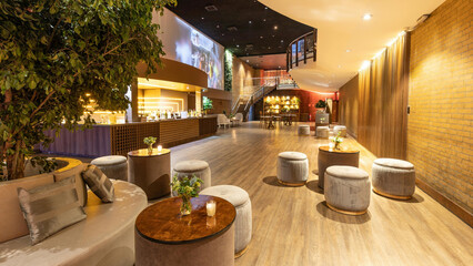 restaurant in the night