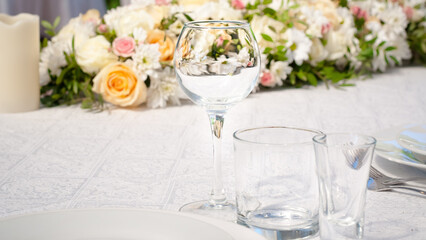wedding table decoration