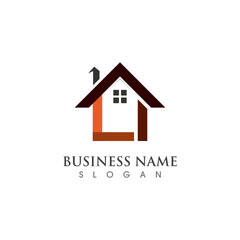 Home logo and symbol vector icon