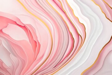 Fluid Marble Texture Background 8K Seamless Pink Gold