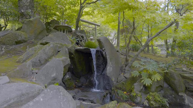 鹿児島 仙巌園の庭園風景