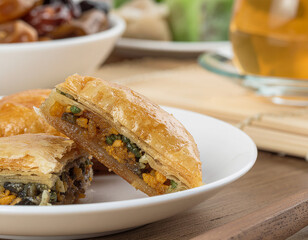 apple pie on a plate