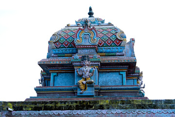 Tamil Nadu temple, Colorful Carved Gopuram, Brahma god, Tamilnadu temples, Dome, Rama Temple, Yercaud
