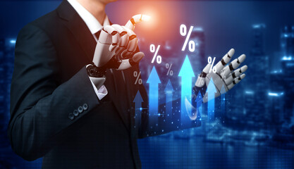 AI predicts interest rate trends by analyzing macroeconomic indicators, financial data, and...